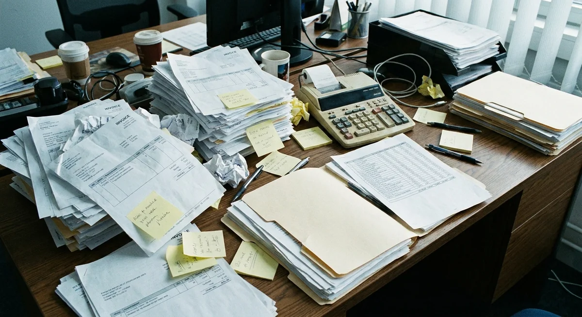 Antes: planilhas soltas e retrabalho